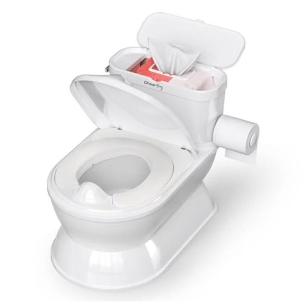 2-in-1 Toddler Potty Training Toilet - Larger Potty Chair & Detachable Training